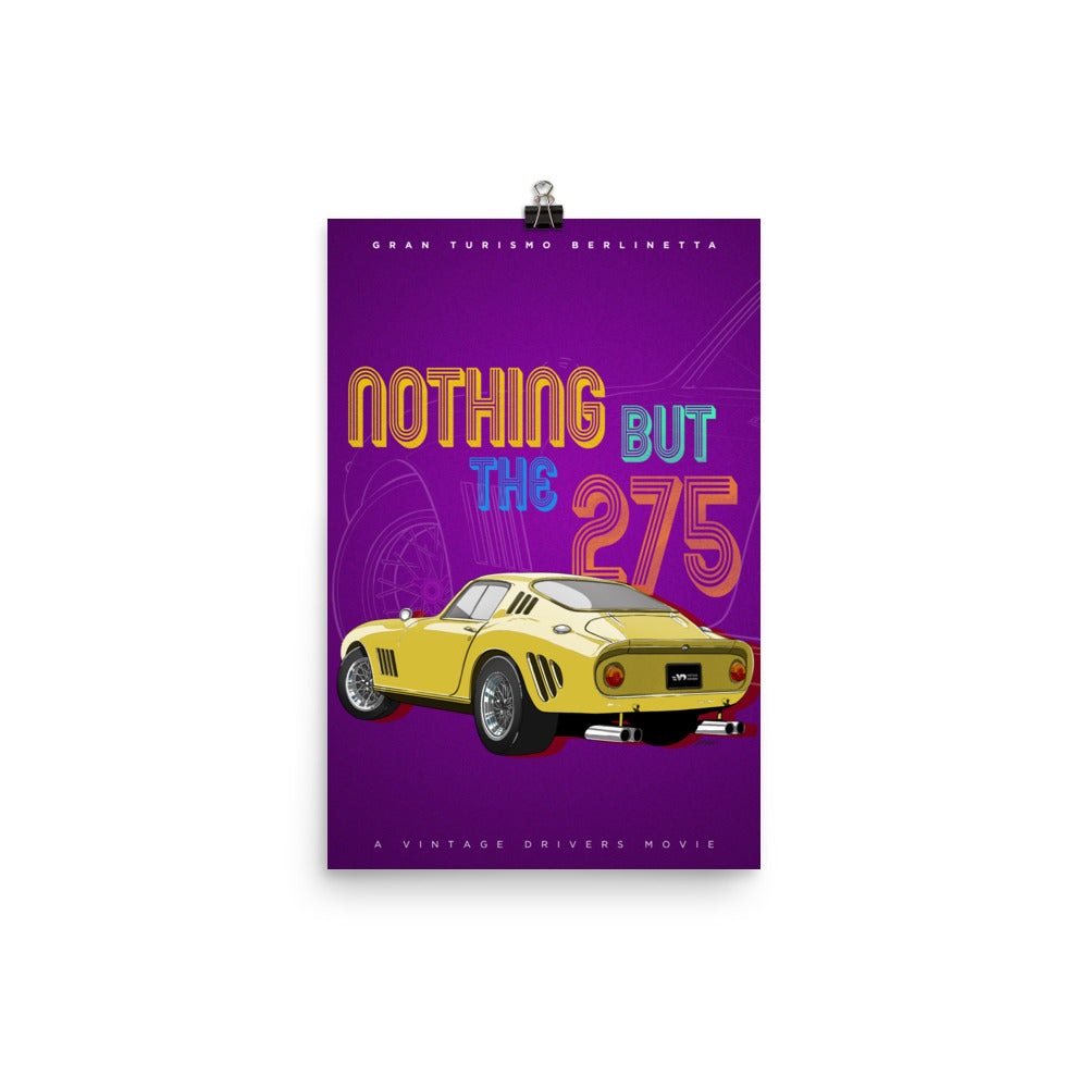 Affiche Ferrari 275, by Vintage Drivers & Fatman6