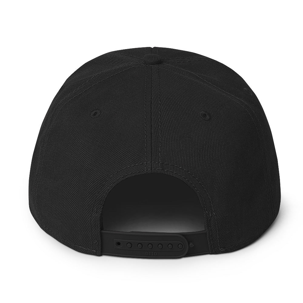 Casquette noire avec un Trophée brodé argent numéroté 2, de dos