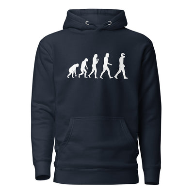 Sweat à capuche bleu marine avec le motif de l'évolution du STIG