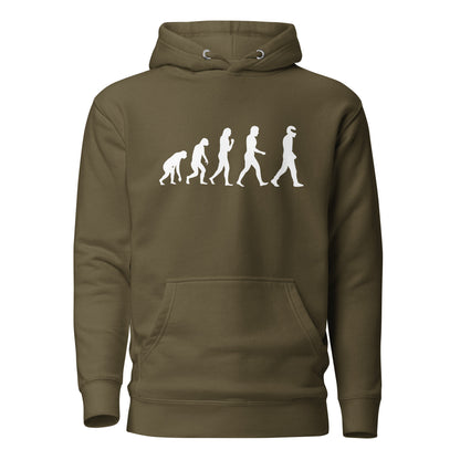 Sweat à capuche kaki avec le motif de l'évolution du STIG