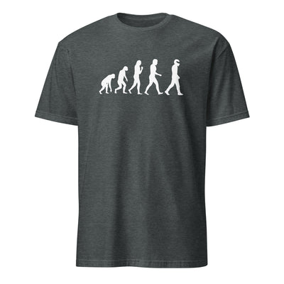 T-shirt dark heather avec le design du STIG Évolution, personnage célèbre de Top Gear