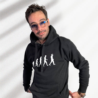 Sweat à capuche avec le design du STIG Évolution, personnage célèbre de Top Gear
